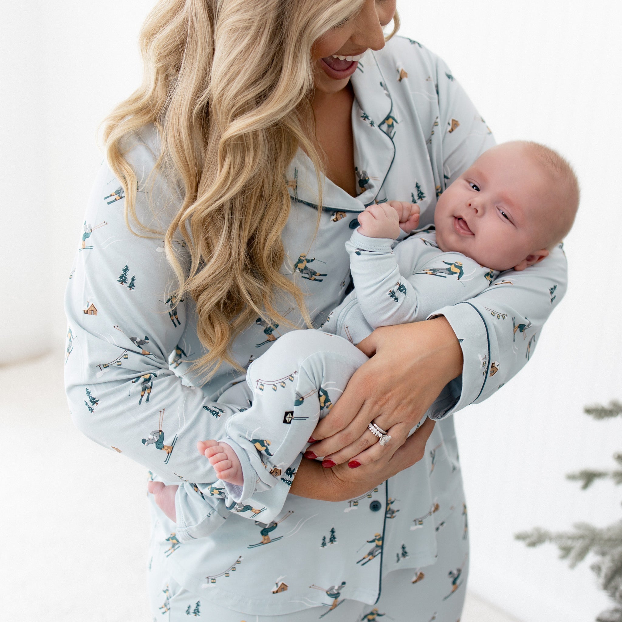 Zippered Romper in Ski